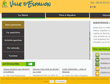 Tablet Screenshot of espalion.fr